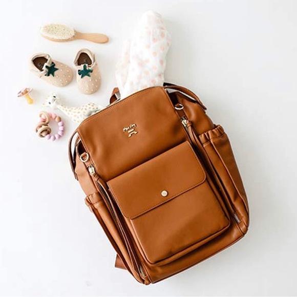 miss fong Handbags - Miss Fong Diaper Bag Backpack Leather Gold Hardware